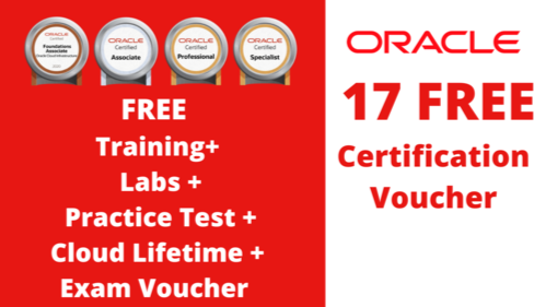 Oracle free certification vouchers