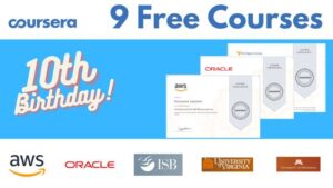 Coursera Free Certification courses