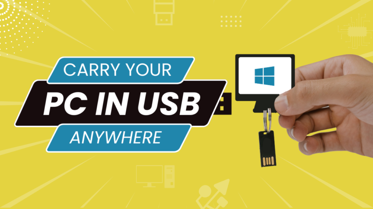 Install Windows on USB